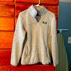 Womens LL Bean sweater fleece. Size Medium